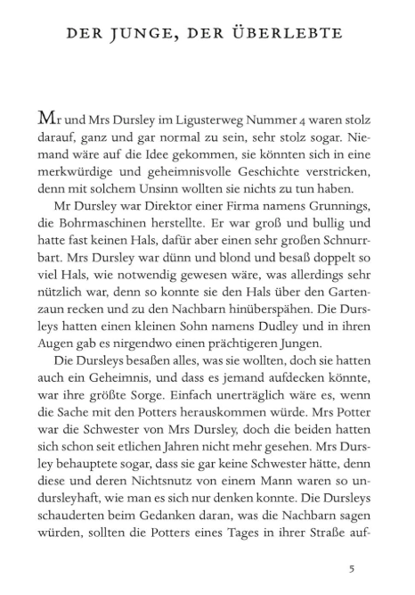 Harry Potter und der Stein der Weisen (Band 1)