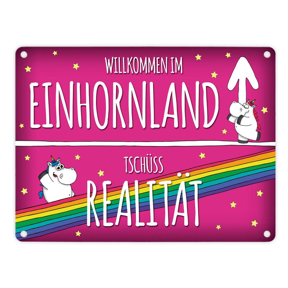 Einhorn Schild